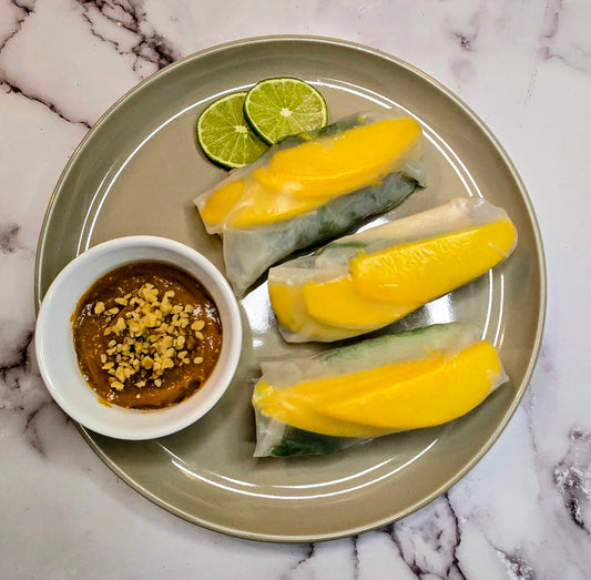 Chicken and Mango Vietnamese Salad Rolls