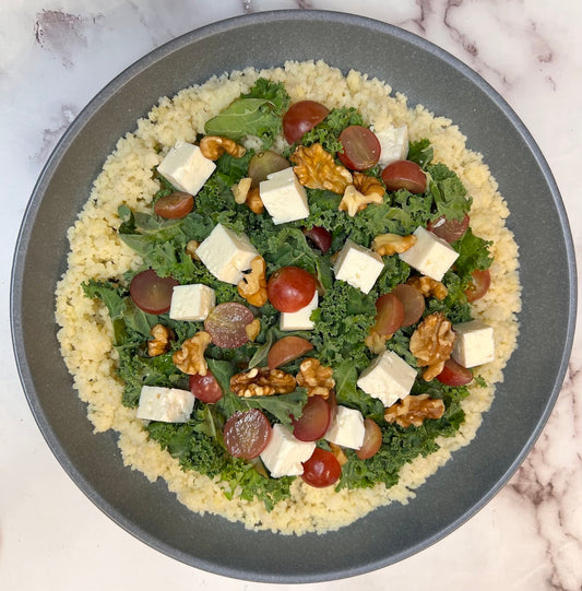 Kale, Grape & Feta Salad