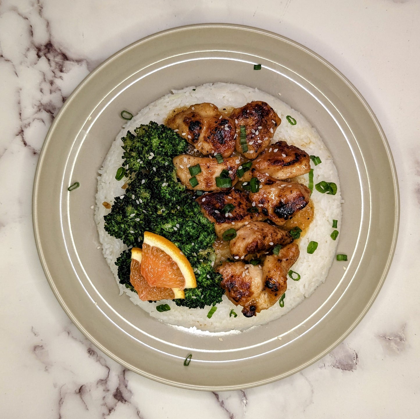 Orange Chicken with Jasmine Rice